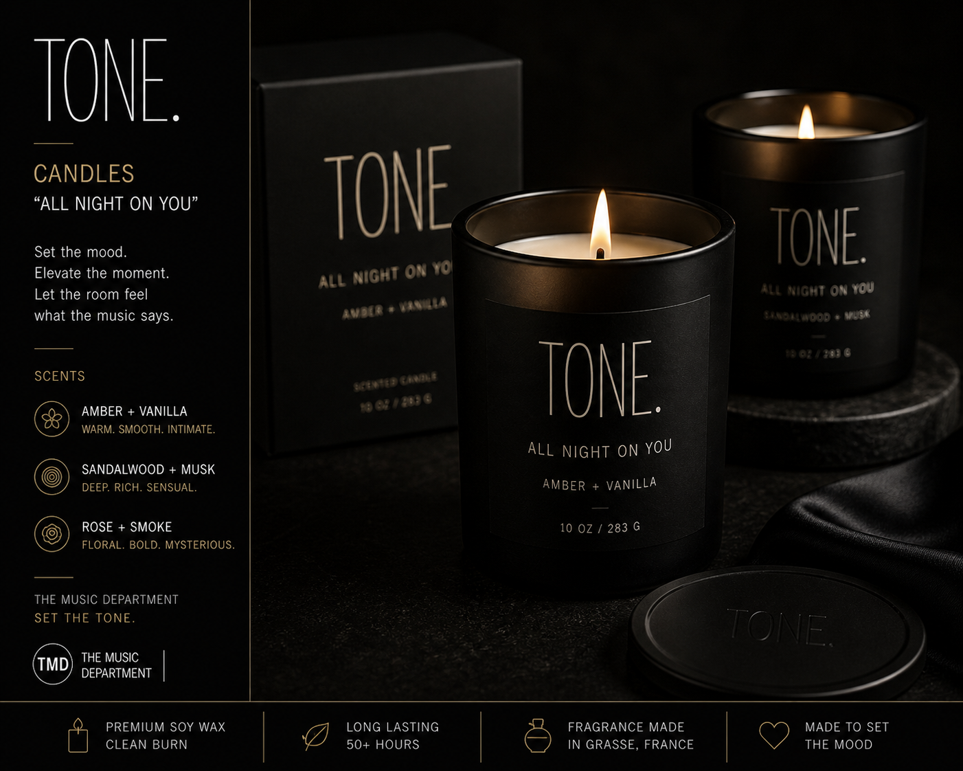 All Night On You Candle